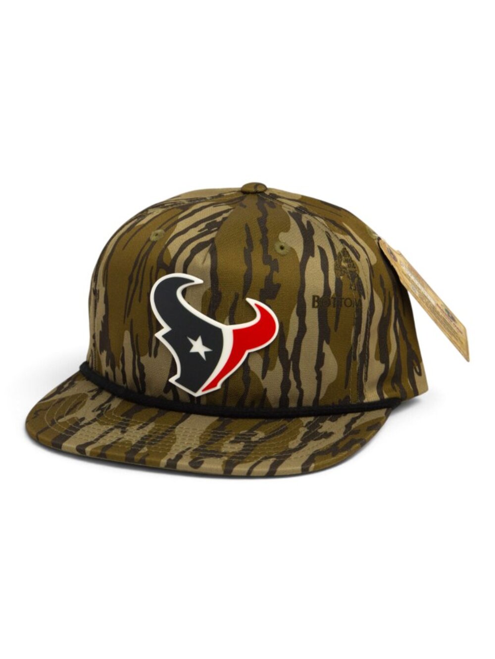 Houston Texans 3D Umpqua Rope Hat- Mossy Oak Bottomland/ Black